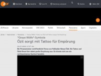 Bild zum Artikel: Fotos von Özil mit Tattoo sorgen für Empörung