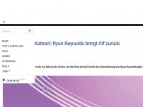 Bild zum Artikel: Versteckt eure Katzen!: Ryan Reynolds bringt Alf zurück