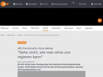 Bild zum Artikel: 'Sehe nicht, wie man ohne uns regieren kann'