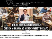 Bild zum Artikel: Berlins bester Abiturient heißt Mohammad – hier fragt die AfD nicht nach dem Vornamen