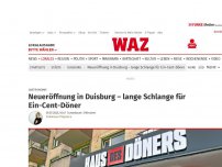 Bild zum Artikel: Gastronomie: Neueröffnung in Duisburg – Lange Schlange für 1-Cent-Döner