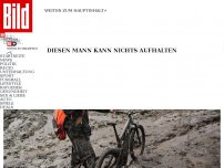 Bild zum Artikel: Diesen Mann kann nichts aufhalten - 420 Kilometer mit dem Mountainbike nach Wacken