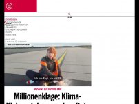 Bild zum Artikel: Millionenklage: Klima-Kleber stehen vor dem Ruin