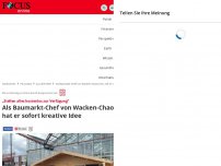 Bild zum Artikel: Kuriose Idee bei Wacken - Statt Wacken-Chaos schlafen im Gartenhäuschen - Baumarkt lädt Fans zu sich ein