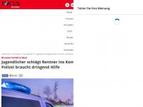 Bild zum Artikel: Brutaler Vorfall in Marl - Jugendlicher schlägt Rentner ins Koma - Polizei braucht dringend Hilfe