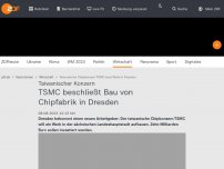 Bild zum Artikel: TSMC beschließt Bau von Chipfabrik in Dresden