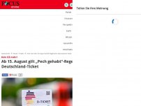 Bild zum Artikel: Kein ICE mehr! - Ab 15. August gilt „Pech gehabt“-Regel beim Deutschland-Ticket