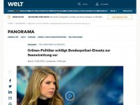 Bild zum Artikel: Grünen-Politiker schlägt Bundespolizei-Einsatz zur Seenotrettung vor