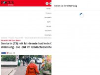 Bild zum Artikel: Sie erhält 600 Euro Rente  - Seniorin (73) mit Minirente hat kein Geld für Wohnung - sie lebt im Obdachlosenheim