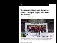 Bild zum Artikel: Supercup-Hammer: Leipzigs Olmo dämpft Bayerns Kane-Euphorie