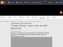 Bild zum Artikel: 'Ocean Viking' rettet mehr als 600 Menschen