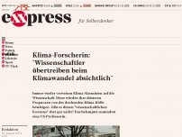 Bild zum Artikel: Klima-Forscherin: “Wissenschaftler übertreiben beim Klimawandel absichtlich”