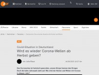 Bild zum Artikel: Wird es wieder Corona-Wellen ab Herbst geben?