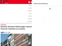 Bild zum Artikel: Ampel-Idee - Rentner könnten Wohnungen räumen, um Platz für Familien zu machen