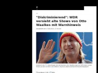 Bild zum Artikel: 'Diskriminierend': WDR setzt Warnhinweis vor alte Shows von Otto Waalkes