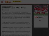 Bild zum Artikel: Unioner schlagen Mainz mit 4:1