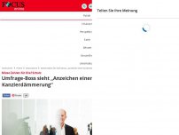 Bild zum Artikel: Miese Zahlen für Olaf Scholz - Umfrage-Boss sieht „Anzeichen einer Kanzlerdämmerung“