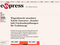 Bild zum Artikel: Wagenknecht attackiert Scholz-Ausraster: „Hält Friedensbemühungen für Teufelszeug“