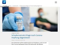 Bild zum Artikel: Schadensersatz-Klage nach Corona-Impfung abgewiesen