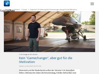 Bild zum Artikel: Geplante F-16-Lieferung: Kein Gamechanger, aber gut für die Motivation