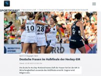 Bild zum Artikel: Deutsche Frauen nach 5:0-Sieg gegen Irland im Halbfinale der Hockey-EM