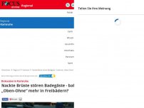 Bild zum Artikel: Diskussion in Karlsruhe - Nackte Brüste stören Badegäste - bald kein „Oben-Ohne“ mehr in Freibädern?