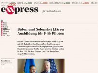 Bild zum Artikel: Biden und Selenskyj klären Ausbildung für F-16-Piloten