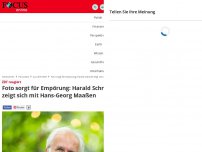 Bild zum Artikel: ZDF reagiert  - Foto sorgt für Empörung: Harald Schmidt zeigt sich mit Hans-Georg Maaßen