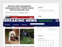 Bild zum Artikel: Pärchen beim Gassigehen niedergestochen: Polizei nimmt Messer-Angreifer fest