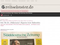 Bild zum Artikel: GAU für die „Süddeutsche“: Eigentor beim Rufmorden