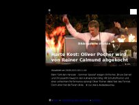 Bild zum Artikel: Harte Kost: Oliver Pocher wird von Reiner Calmund abgekocht