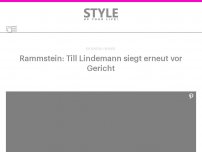Bild zum Artikel: Rammstein: Till Lindemann siegt erneut vor Gericht
