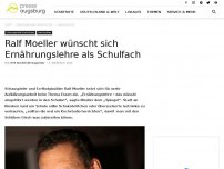 Bild zum Artikel: Ralf Moeller wünscht sich Ernährungslehre als Schulfach