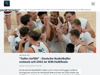 Bild zum Artikel: Deutschland nach Zittersieg gegen Lettland im Halbfinale