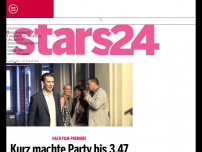 Bild zum Artikel: Kurz machte Party bis 3.47 Uhr in der Früh