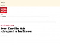 Bild zum Artikel: Neuer Kurz-Film läuft schleppend in den Kinos an