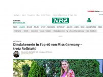 Bild zum Artikel: Wettbewerb: Dinslakenerin in Top 40 von Miss Germany – trotz Rollstuhl