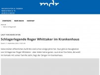 Bild zum Artikel: Laut Fan-Berichten: Schlagerlegende Roger Whittaker im Krankenhaus