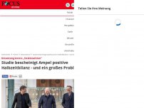 Bild zum Artikel: Umsetzung kontra „Streitkoalition“ - Studie bescheinigt Ampel positive Halbzeitbilanz - und ein großes Problem