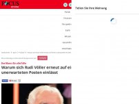 Bild zum Artikel: Der Mann für alle Fälle - Warum sich Rudi Völler erneut auf einen unerwarteten Posten einlässt