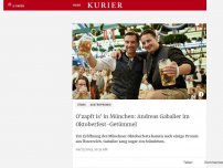 Bild zum Artikel: O'zapft is' in München: Andreas Gabalier im Oktoberfest-Getümmel