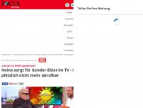 Bild zum Artikel: „Leuten ins Gehirn geschissen“ - Heino spricht in Sat.1 vom Gendern, danach sind Zuschauer nicht zu halten