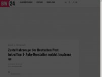 Bild zum Artikel: Zustellfahrzeuge der Deutschen Post betroffen: E-Auto-Hersteller meldet Insolvenz an