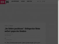 Bild zum Artikel: „Ins Gehirn geschissen“: Schlagerstar Heino wettert gegen das Gendern
