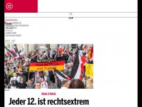 Bild zum Artikel: Jeder 12. ist rechtsextrem