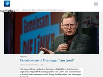 Bild zum Artikel: Debatte über Migration: Ramelow sieht Thüringen 'am Limit'