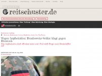 Bild zum Artikel: Wegen Impfschäden: Bundeswehr-Soldat klagt gegen Biontech