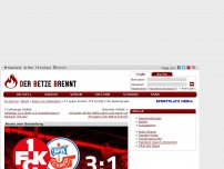 Bild zum Artikel: News | 3:1 gegen Rostock: FCK springt in die Spitzengruppe | Der Betze brennt