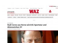 Bild zum Artikel: ZDF-Moderator: Rudi Cerne aus Herne wird 65: Sportstar und Aktenzeichen XY