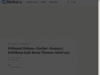 Bild zum Artikel: Während Helene-Fischer-Konzert: Publikum buht ihren Thomas Seitel aus